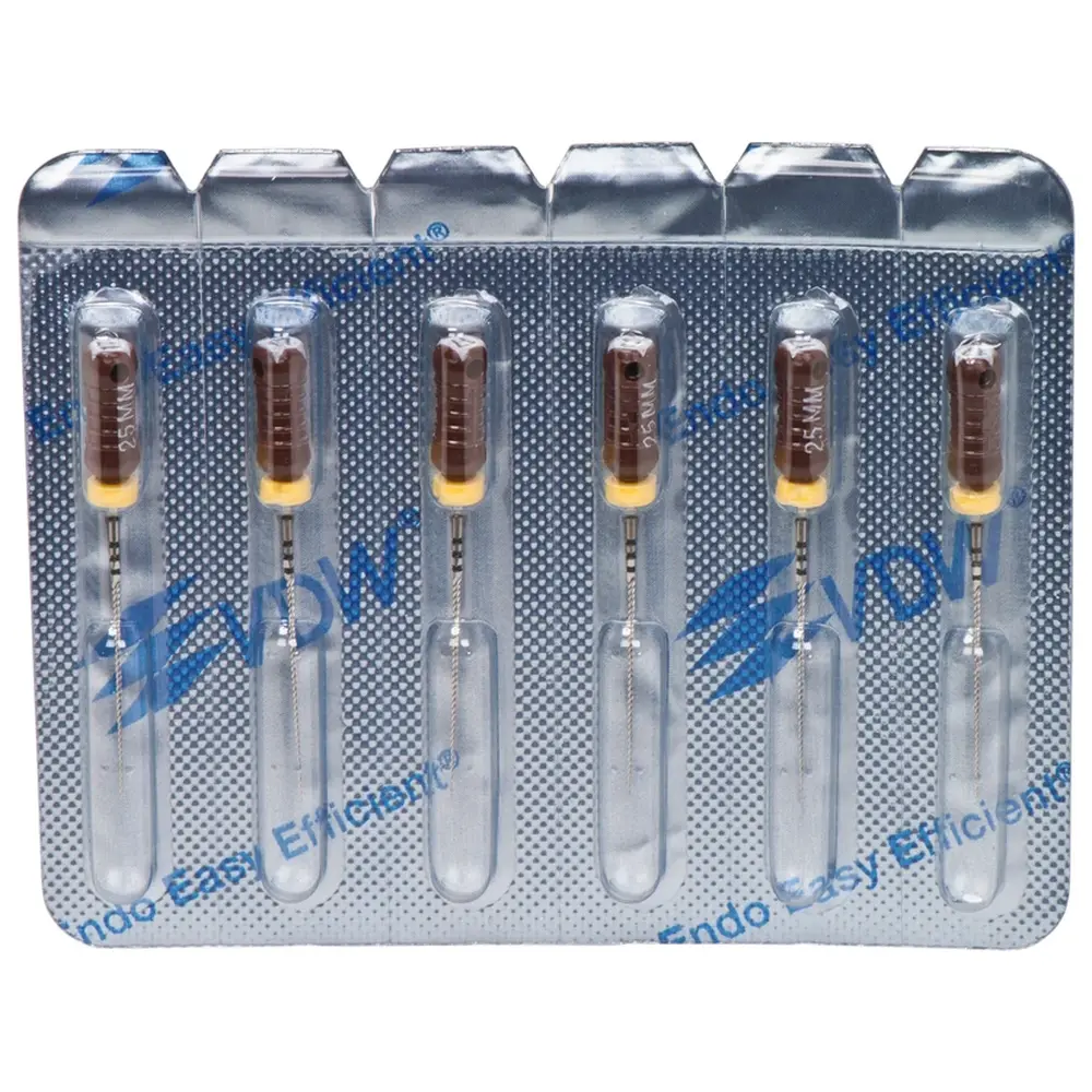 VDW STERILE K-Feilen - Blisterpackung 6 Stück 25 mm ISO 017