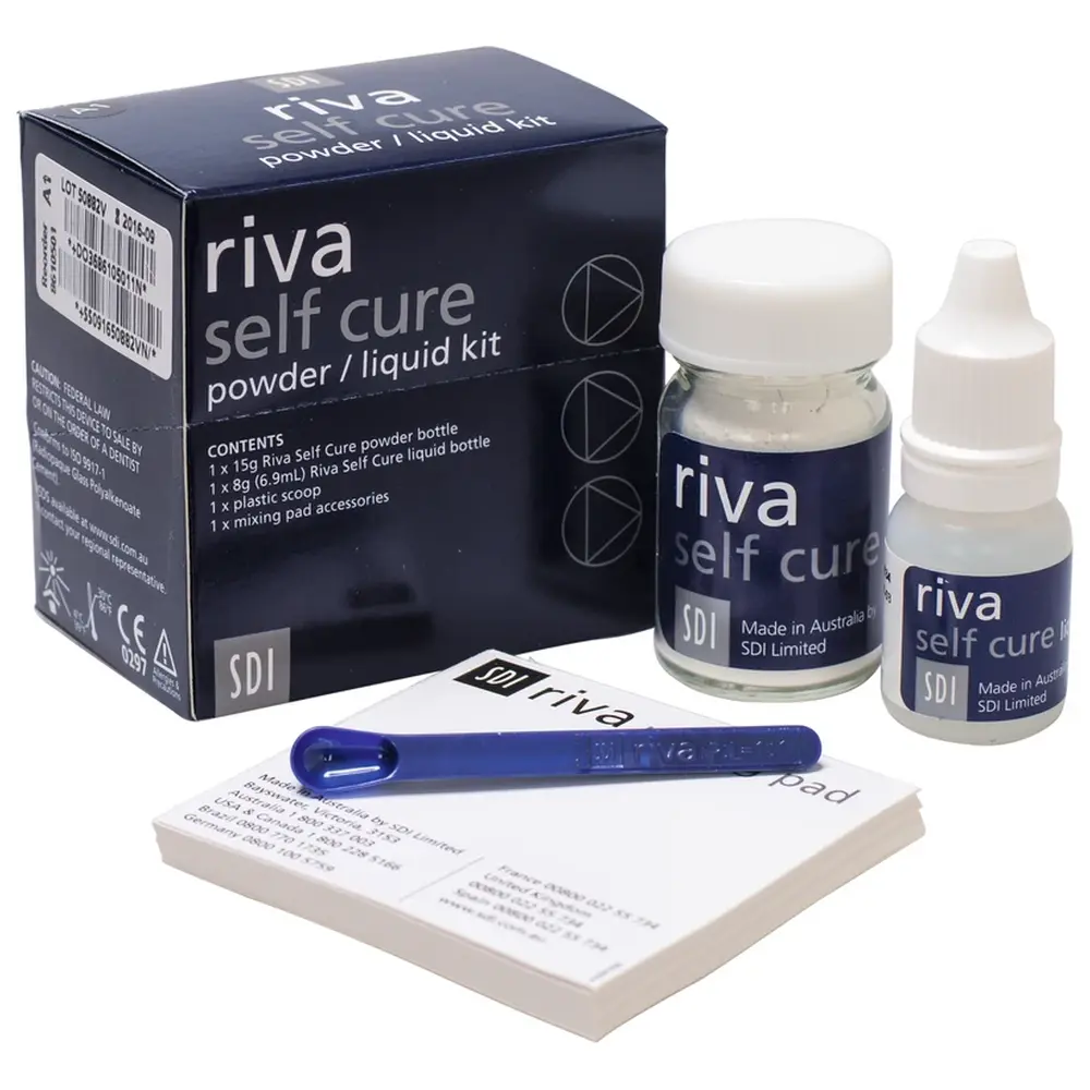 SDI riva self cure - Kit 15 g Pulver A1, 6,9 ml Flüssigkeit