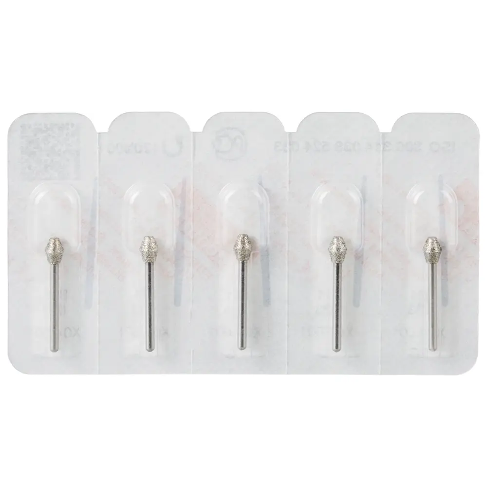 Edenta Diamanten 811 - Packung 5 Stück Standard, FG, Figur 038 Doppelkegel innen, 4,2 mm, ISO 033