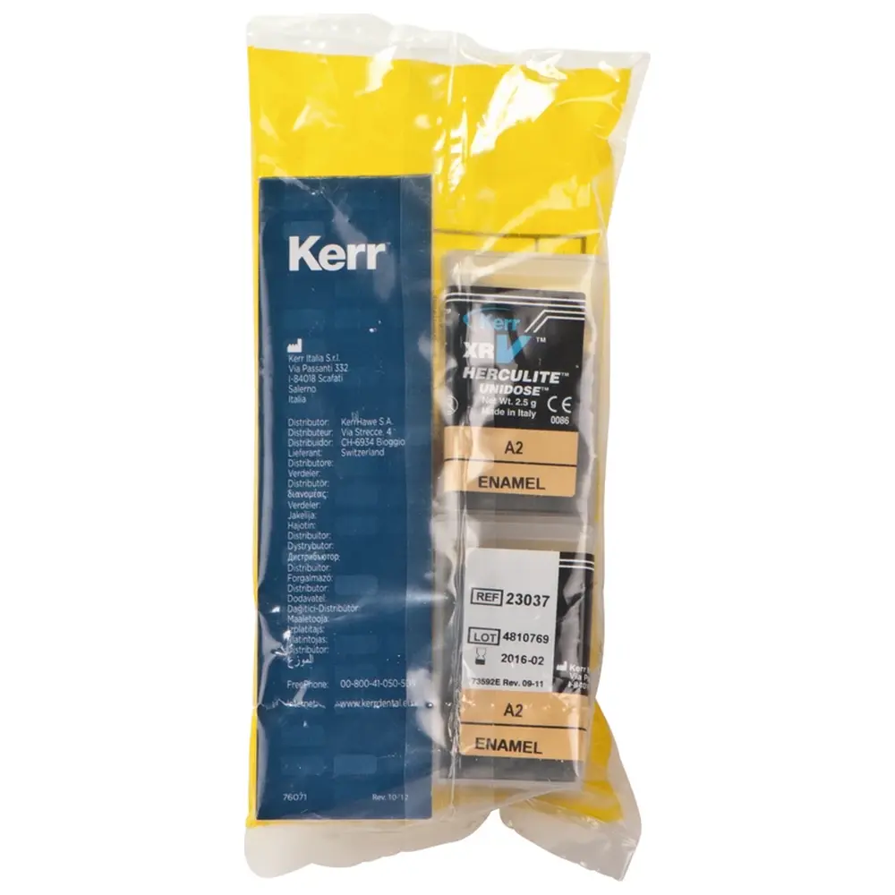 Kerr Herculite® XRV™ - Packung 20 x 0,25 g Unidose schmelz A2
