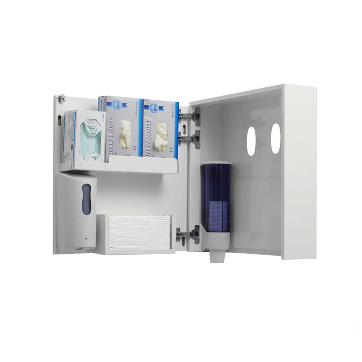 Hygieneeinheit mit automatischem Seifenspender Hygieneeinheit mit automatischem Seifenspender