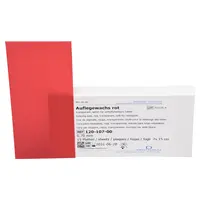 Dentaurum GmbH & Co. KG Auflegewachs rot 0,7mm Pa 15