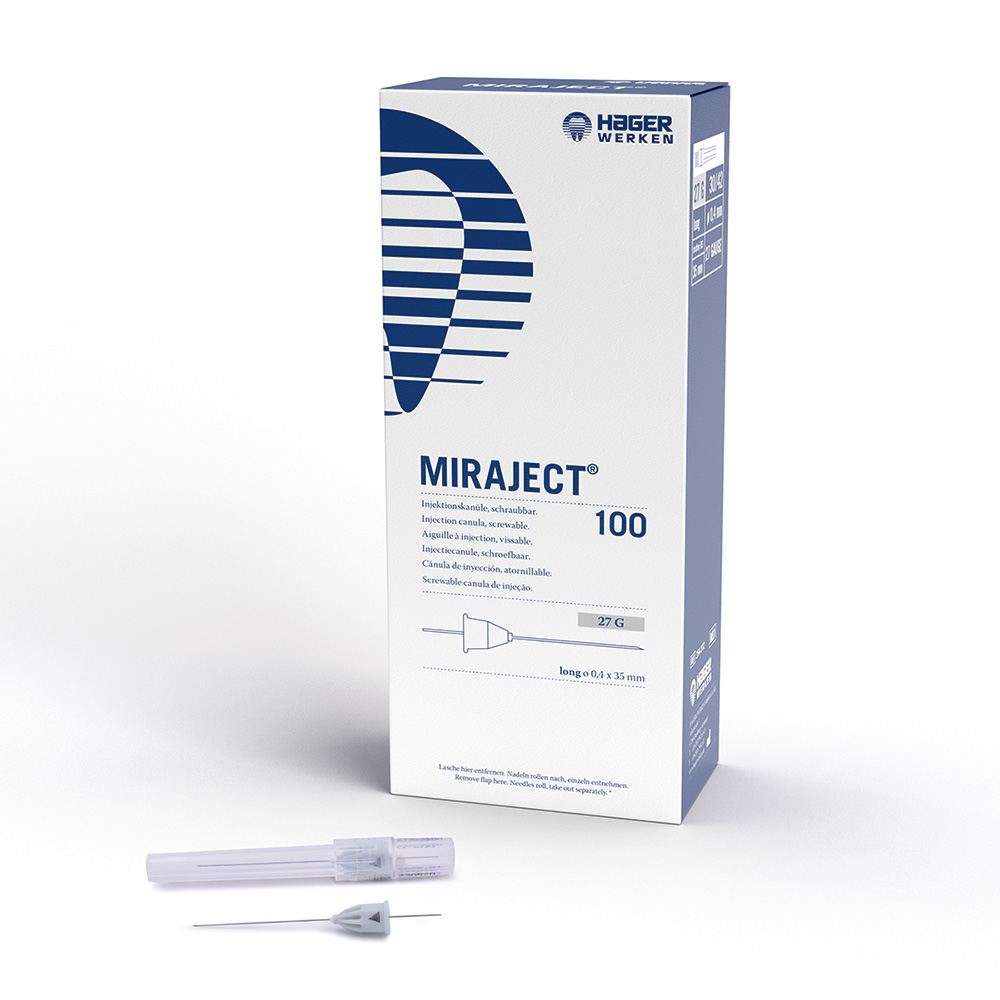 Miraject Kanülen 27G 0,4x35mm 100St