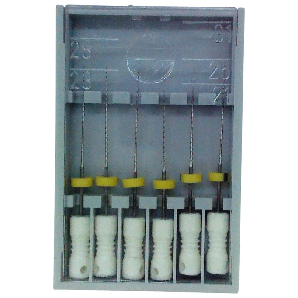 Edenta Hedströmfeilen 174 - Packung 6 Stück weiß 25 mm ISO 015