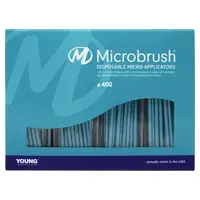 Young Microbrush International Ltd. Microbrush Plus Dispenser Refill ultrafein petrol Pa 400