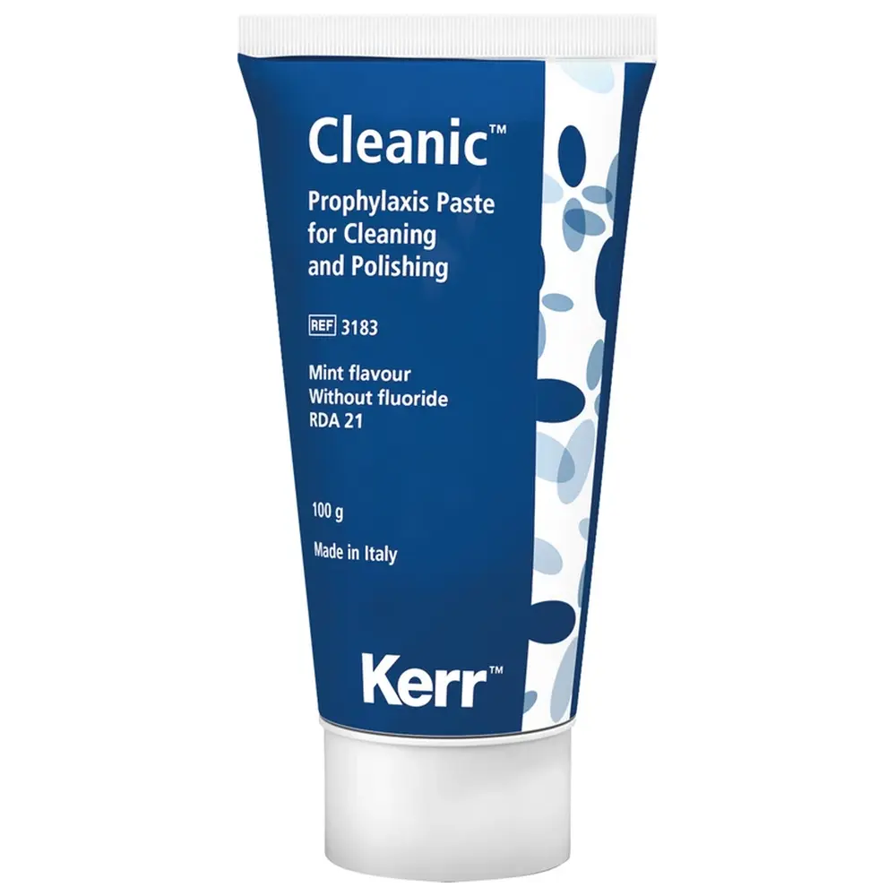Kerr Cleanic™ Prophy-Paste - Tube 100 g Minze ohne Fluorid Kerr Cleanic™ Prophy-Paste - Tube 100 g Minze ohne Fluorid