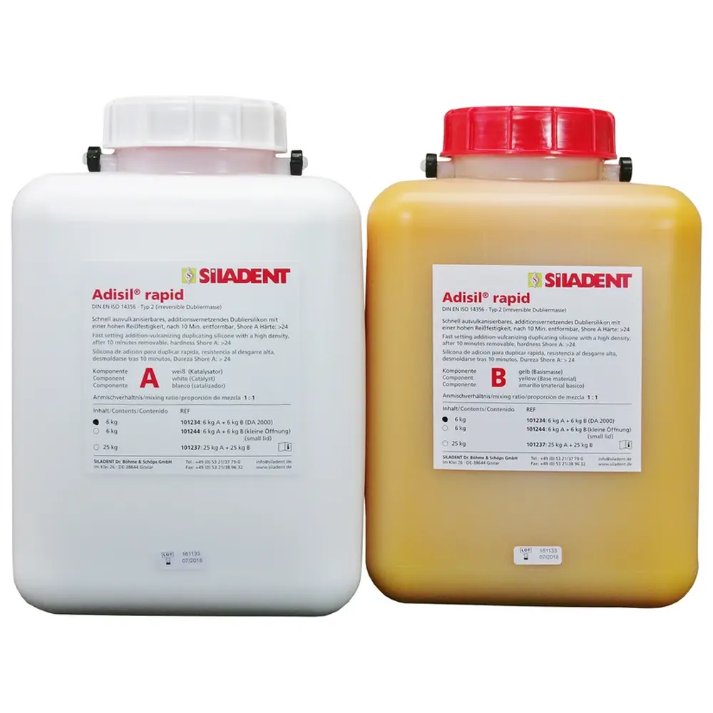 SILADENT Adisil® rapid - Packung 6 kg Kanister A, 6 kg Kanister B
