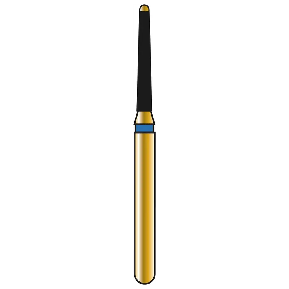 COLTENE DIATECH Diamanten G851 - Packung 5 Stück blau mittel (M), FG, Figur 219 Konus rund mit Sicherheitsspitze, 8 mm, ISO 012