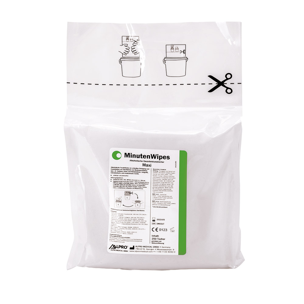 MinutenWipes Maxi 4x250St Nf Btl.