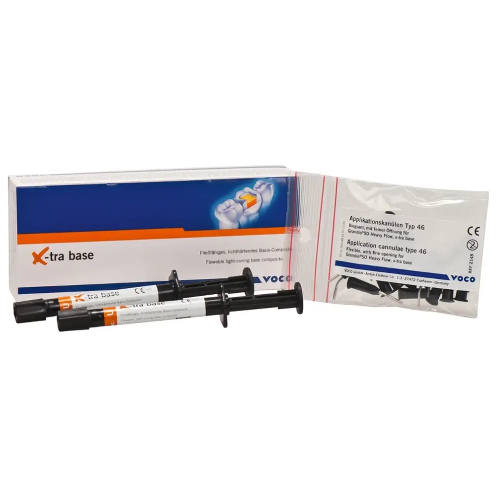 VOCO x-tra base - Packung 2 x 2 g Spritze universal