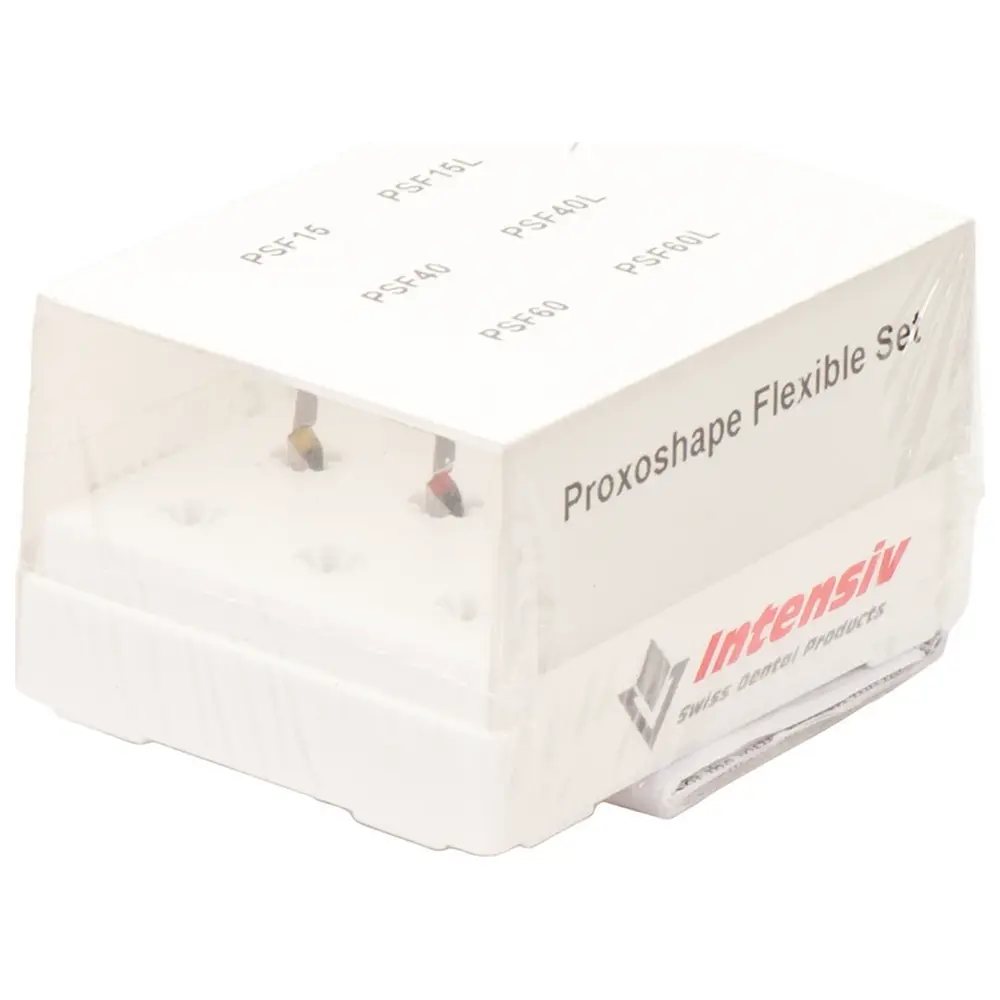 INTENSIV SA PROXOSHAPE Flexible - Set 6 Stück (3 Feilen PSF60, PSF40, PSF15, 3 Feilen PSF60L, PSF40L, PSF15L)