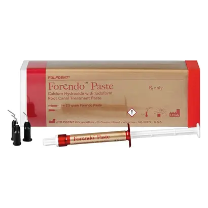 Pulpdent Corporation Forendo Paste Calcium Hydroxide Spritze 2,2g Pulpdent Corporation Forendo Paste Calcium Hydroxide Spritze 2,2g