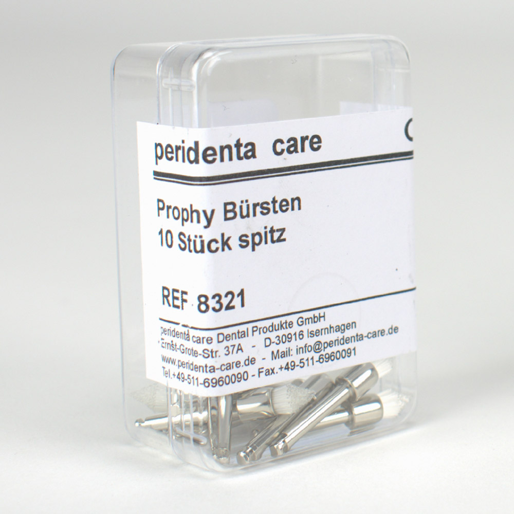 Prophy Bürsten Nyl. Wst Ø5mm spitz 10st