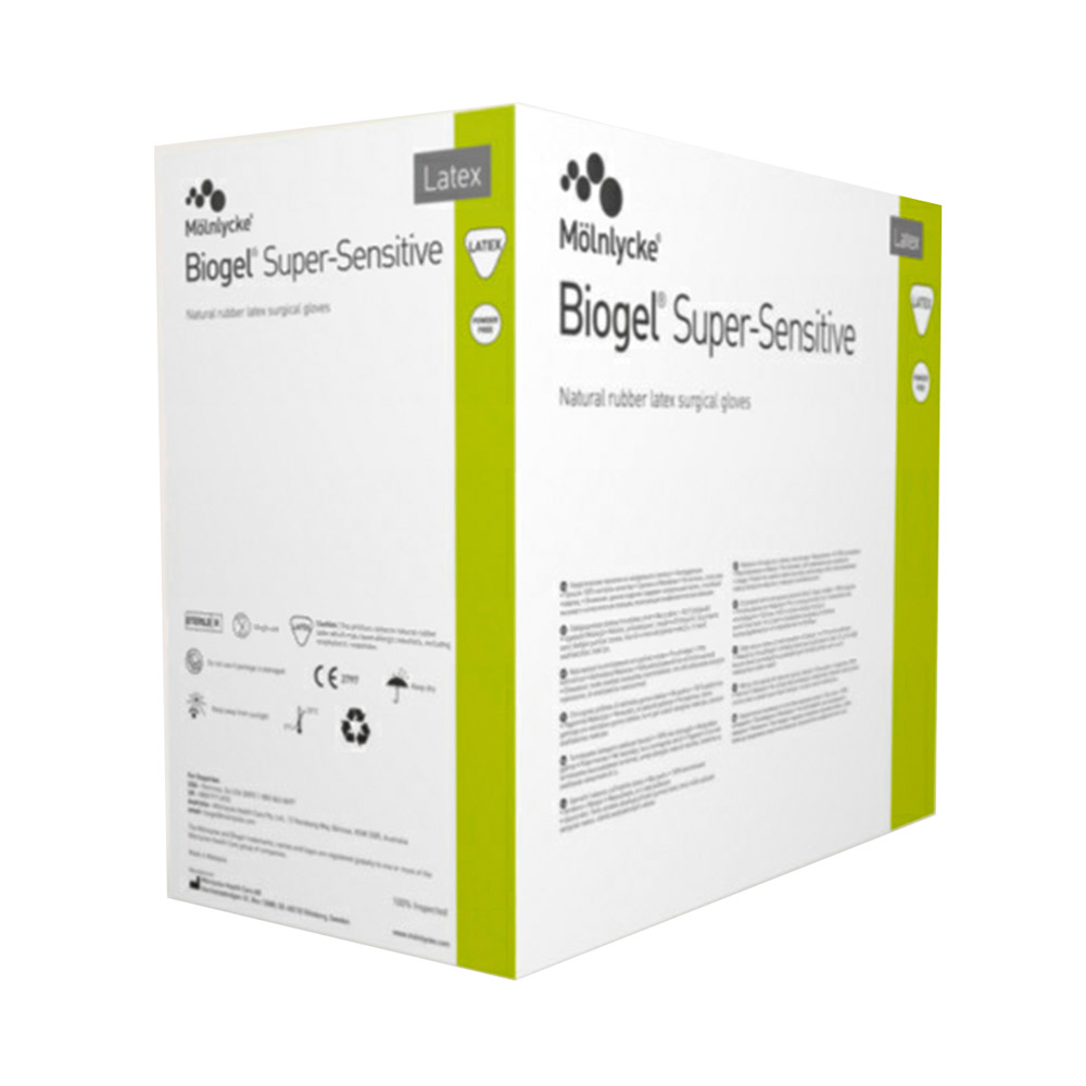 Biogel SuperSensitive steril Gr.8 50St