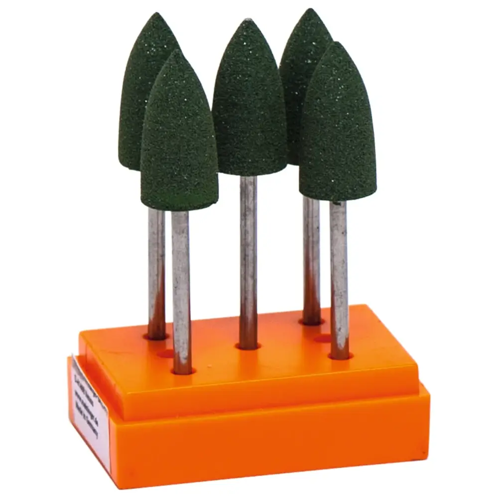 Hager & Meisinger Kunststoffpolierer 9579 - Packung 5 Stück grün, HP, Figur 300, 20 mm, ISO 100
