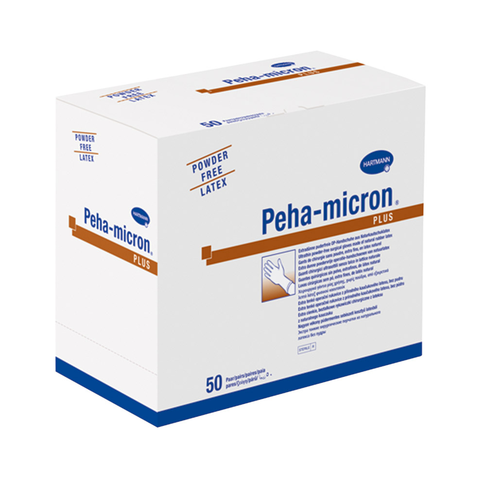 Peha-Micron Latex pdfr ster.-7,5- 50Paar