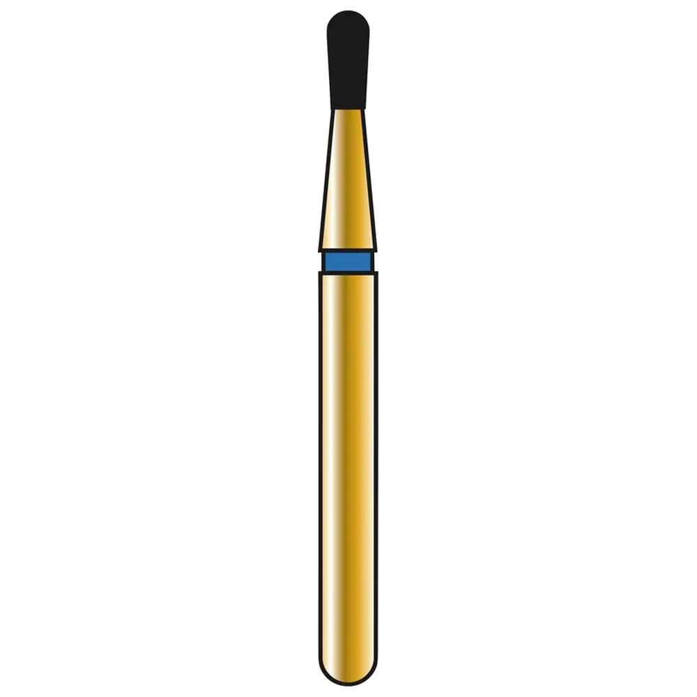 COLTENE DIATECH Diamanten G830 - Packung 5 Stück blau mittel (M), FG, Figur 233 Birne, 2,7 mm, ISO 012