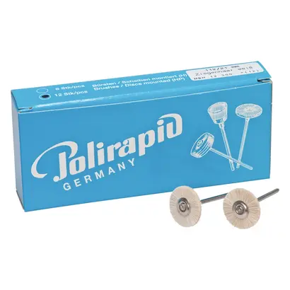 Polirapid Dr. Montemerlo GmbH & Co. KG Miniaturbürste m.HP 112/21mm H Ziegenhaar weiß Pa 12