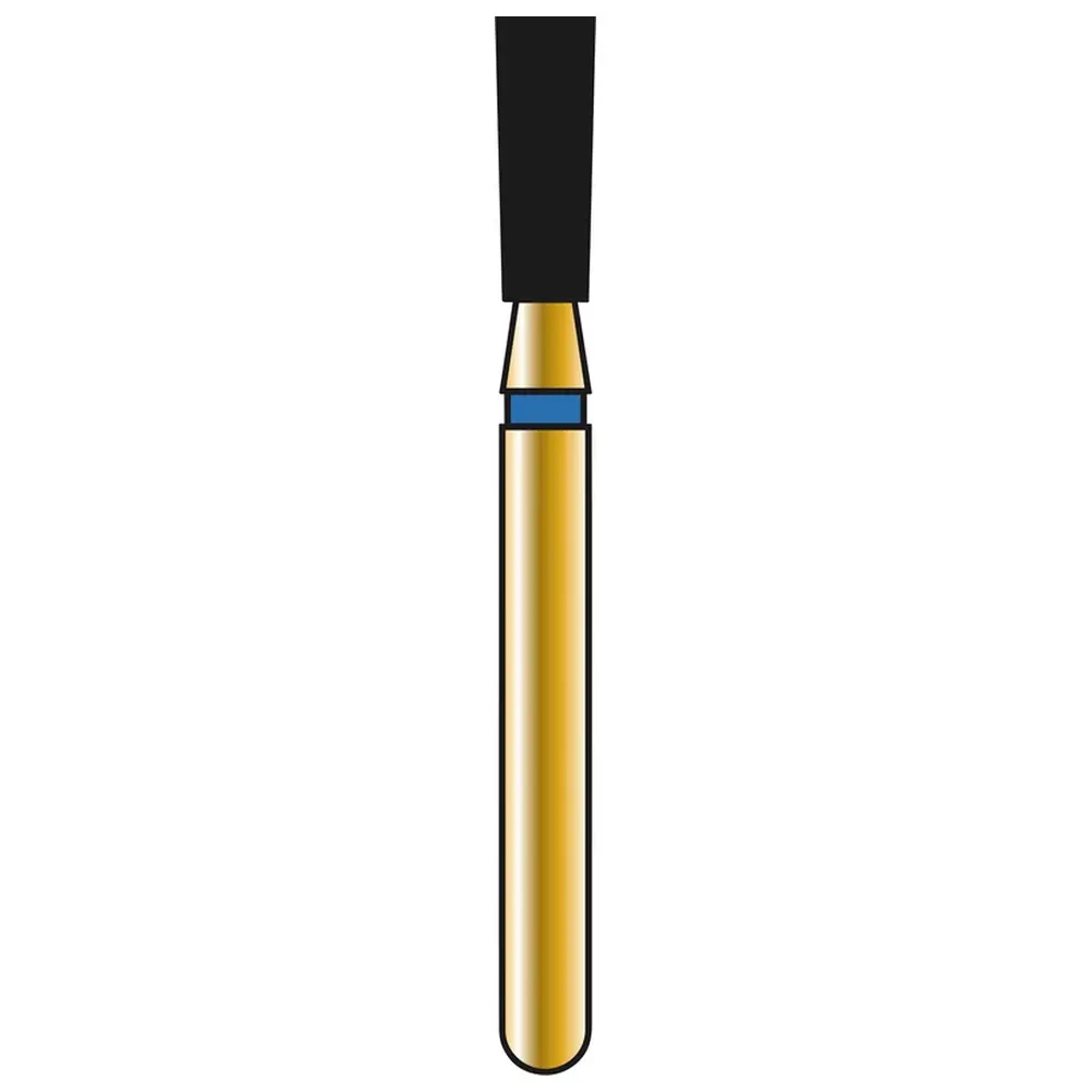 COLTENE DIATECH Diamanten G807 - Packung 5 Stück blau mittel (M), FG, Figur 225 umgekehrter Kegel, 5 mm, ISO 018
