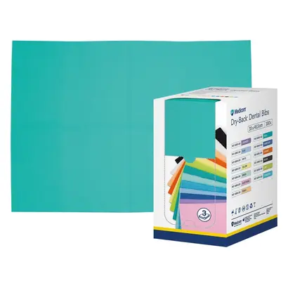 Medicom Healthcare B.V. Medicom DryBack Patientenservietten 33x45,5cm türkis Ktn 100
