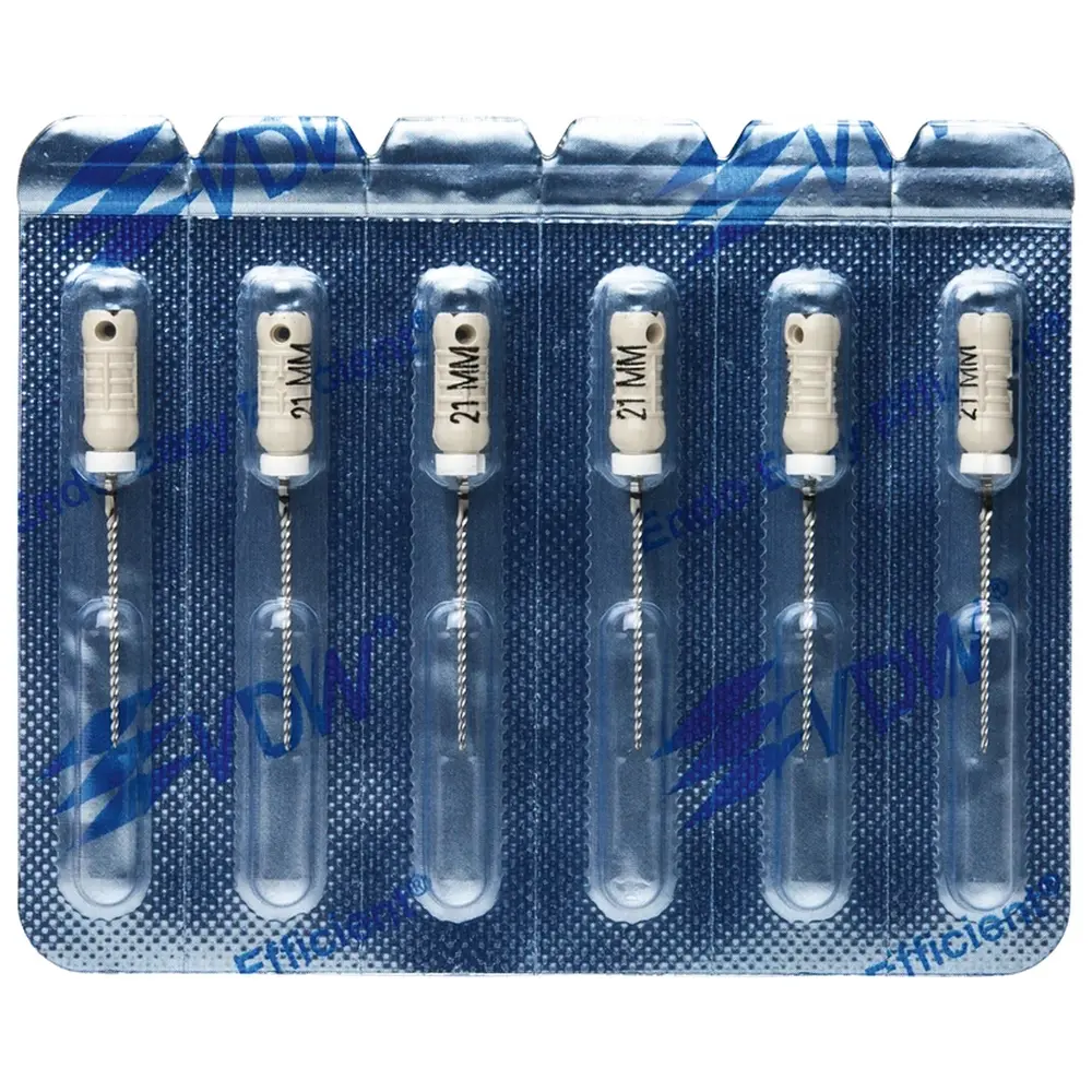 VDW STERILE K-Feilen - Blisterpackung 6 Stück 21 mm ISO 045