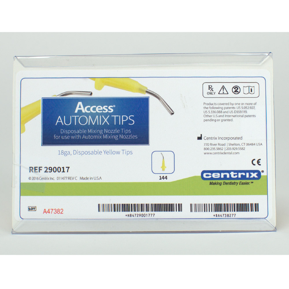 GX07976_Nozzle_Impression_Tips_18ga_gelb_144St Nozzle Impression Tips 18ga gelb 144St