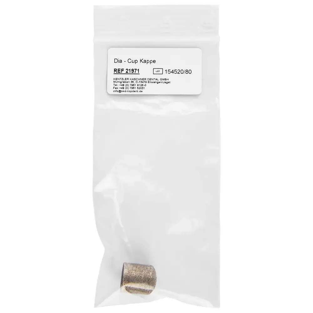 Kentzler-Kaschner TOPDENT Dia Cup - Stück Schleifkappe, fein, 16 mm