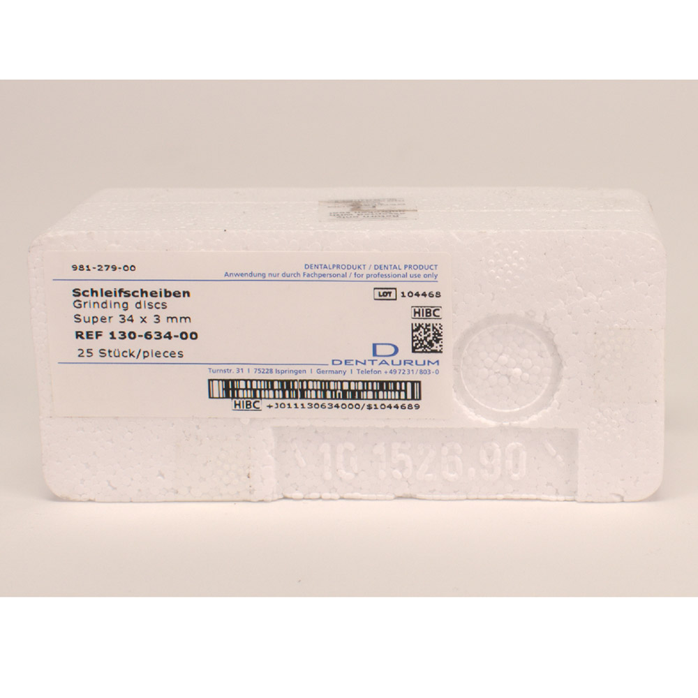Schleifscheiben 34x3mm 25St
