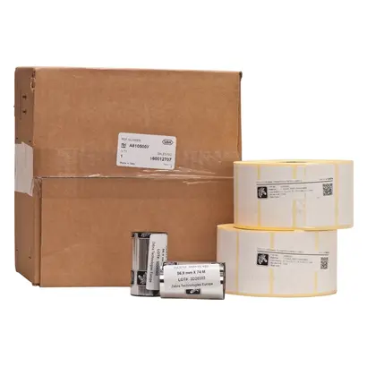 W&H Deutschland GmbH LisaSafe 2x2100 Etiketten, 2xDruckerpatronen Set