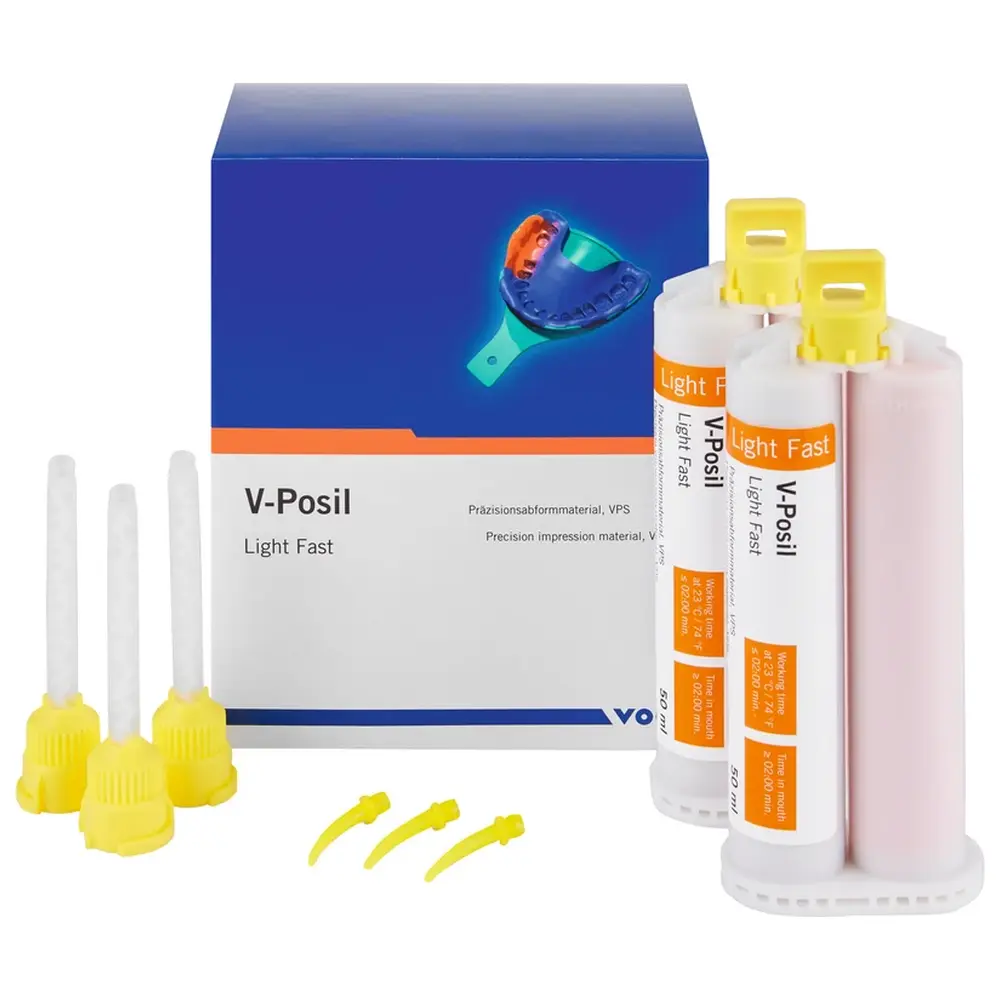 VOCO V-Posil Light Fast - Packung 2 x 50 ml Doppelkartusche