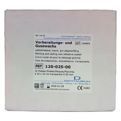 Dentaurum GmbH & Co. KG Gusswachs S0,5mm Pa 32