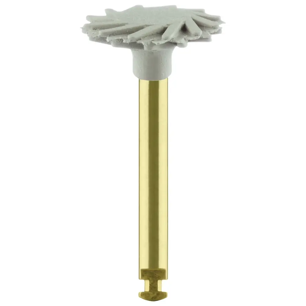 Hager & Meisinger Diamantpolierer 9769 - Packung 2 Stück beige fein, RA, Figur Twist, 1,6 mm, ISO 100