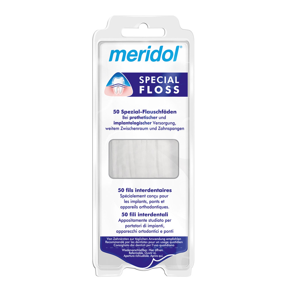 GX38780_Meridol_spezial_Floss__50St Meridol spezial Floss 50St