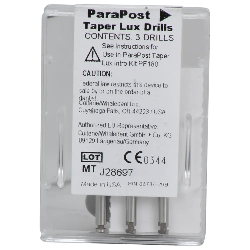 COLTENE ParaPost® TAPER LUX - Packung 3 Bohrer Gr. 4,5