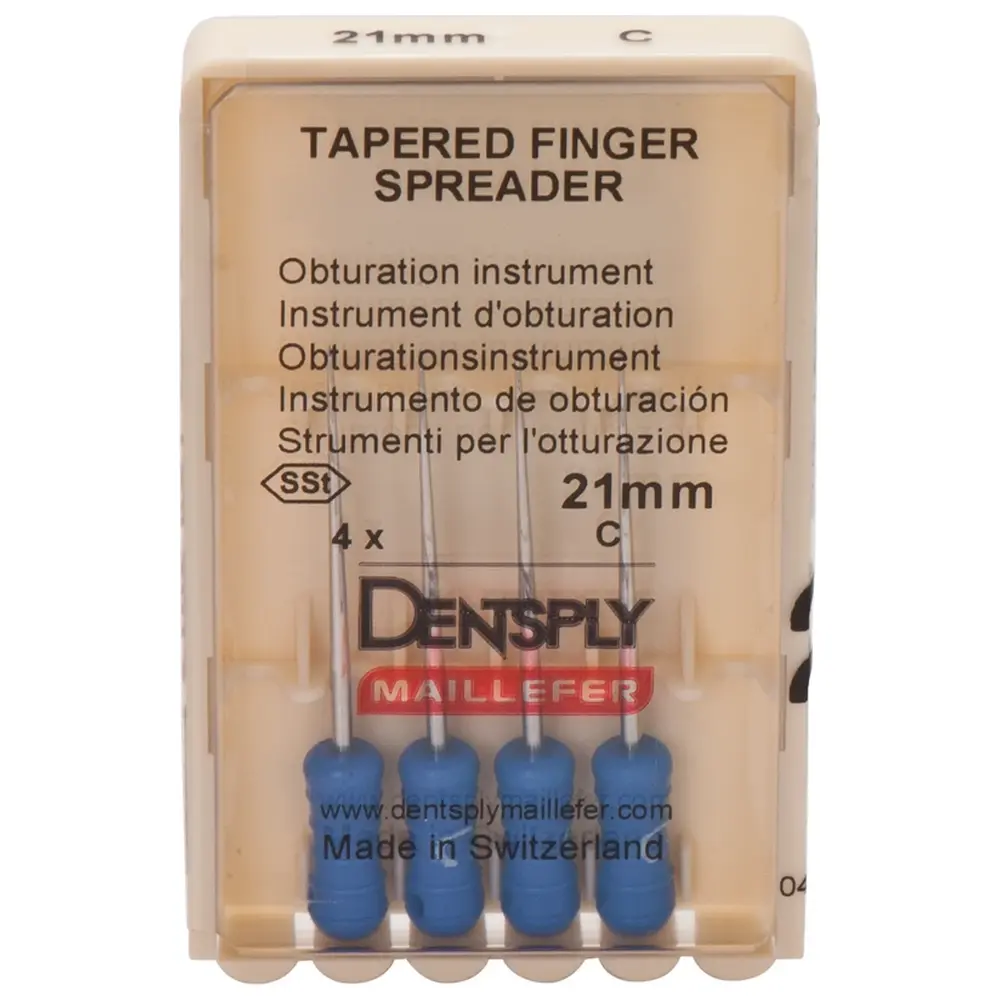 Dentsply Sirona Finger Spreader konisch - Packung 4 Stück 21 mm, Größe C