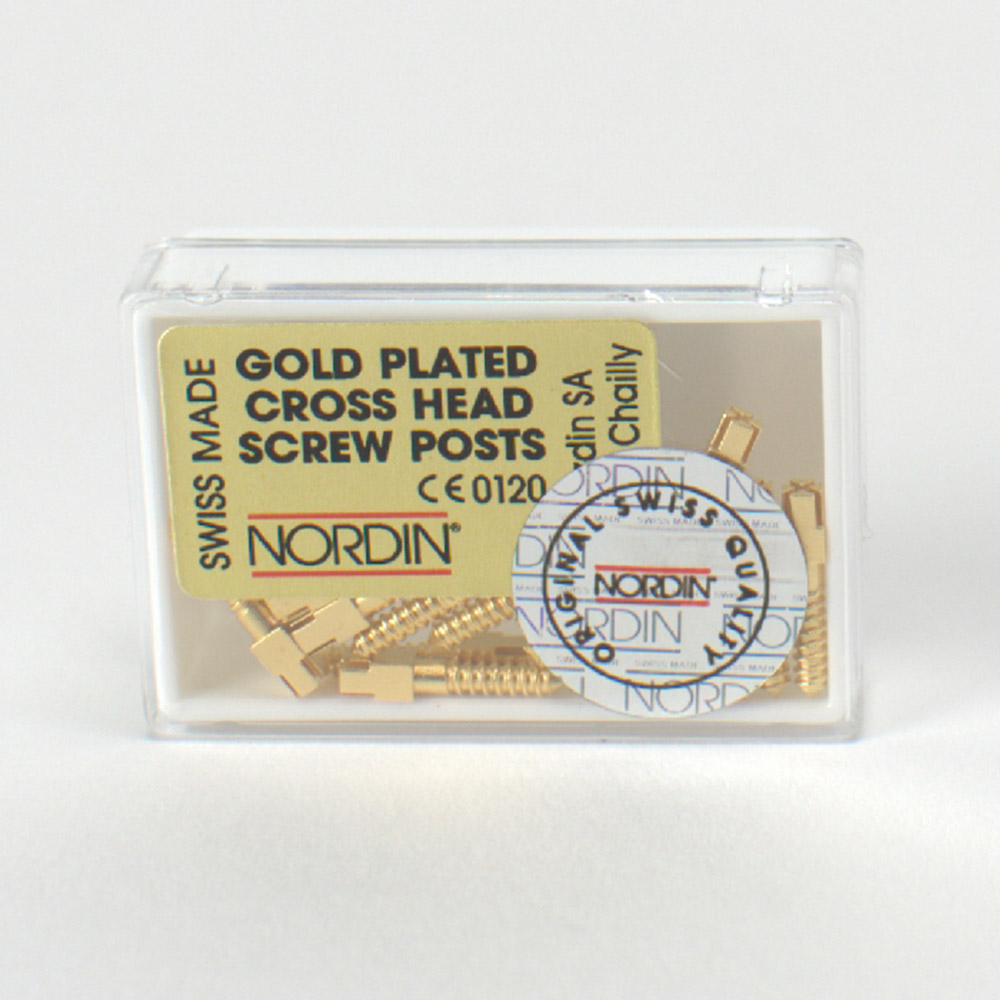 Wurzelstifte gold Crosshead M4 Dtz