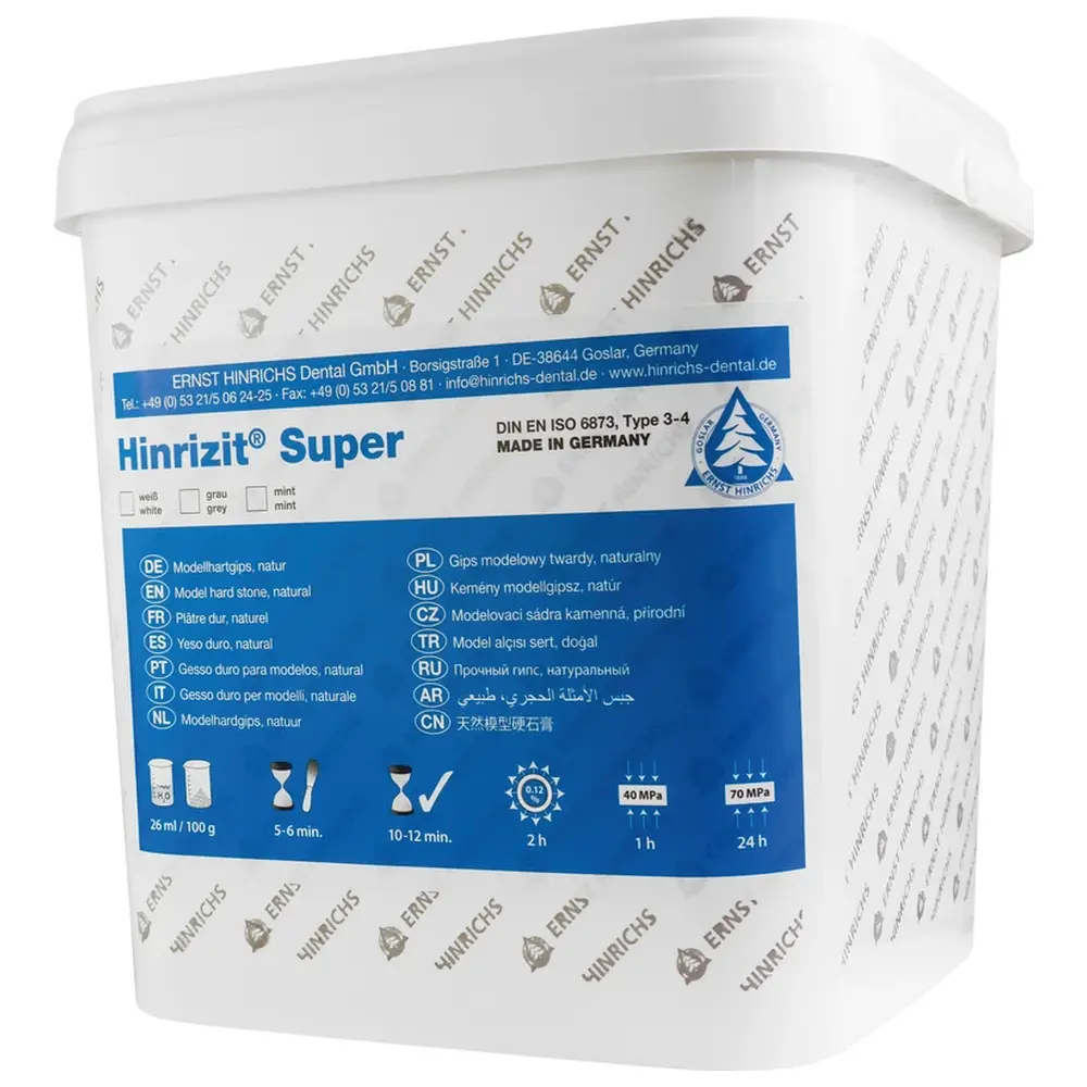 ERNST HINRICHS Hinrizit® Super - Eimer 10 kg Gips mint