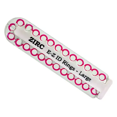 Zirc Company EZ-ID Markierungsring Zirc groß 6mm neonpink Pa 25