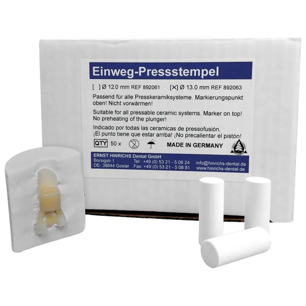 ERNST HINRICHS Pressstempel - Packung 50 Stück Ø 13 mm