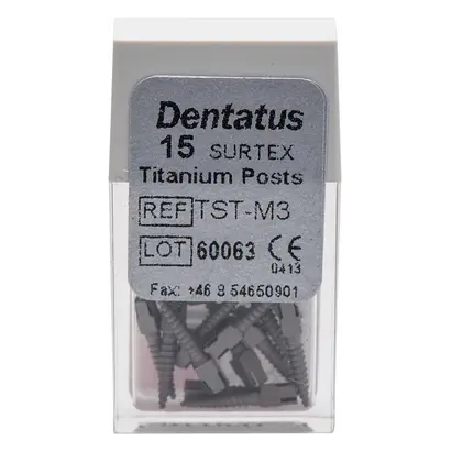 Dentatus AB DEN Surtex Wurzelstift TITAN M3 Pa 15