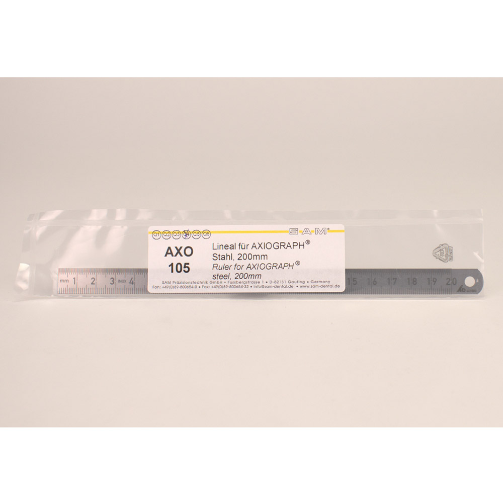 Stahllineal 200mm SAM St