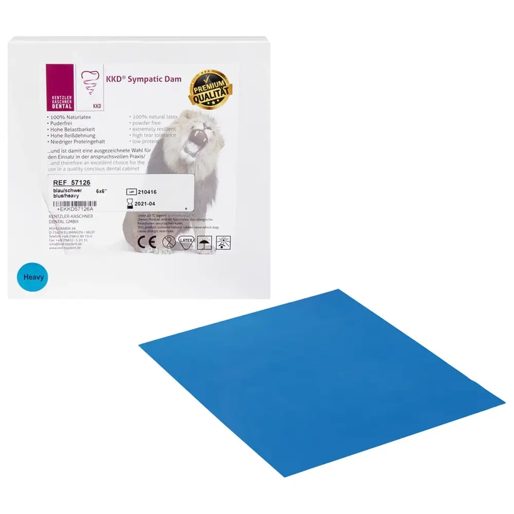 Kentzler-Kaschner KKD® SympaticDam Premium - Packung 36 Stück blau, 15 x 15 cm, stark