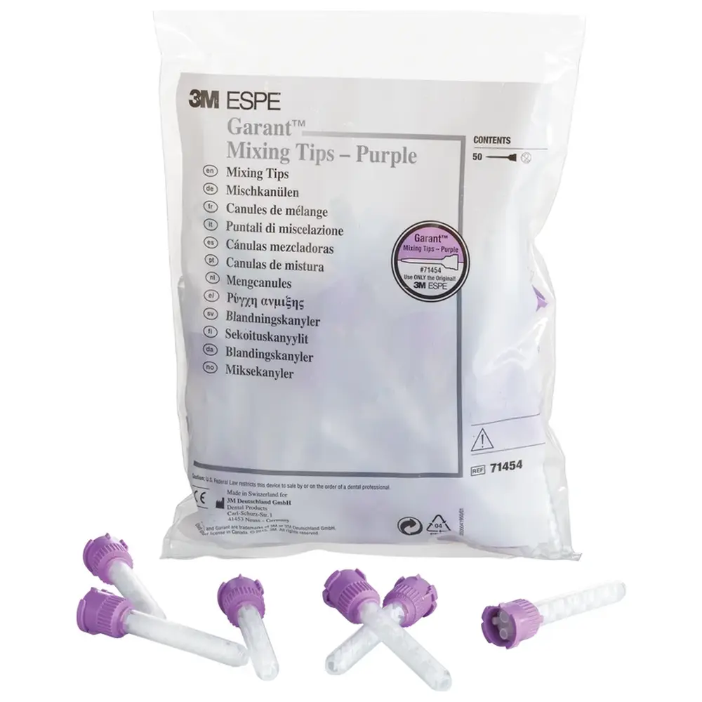 Solventum Dental Solutions Garant™ Mischkanülen lila - Packung 50 Stück lila