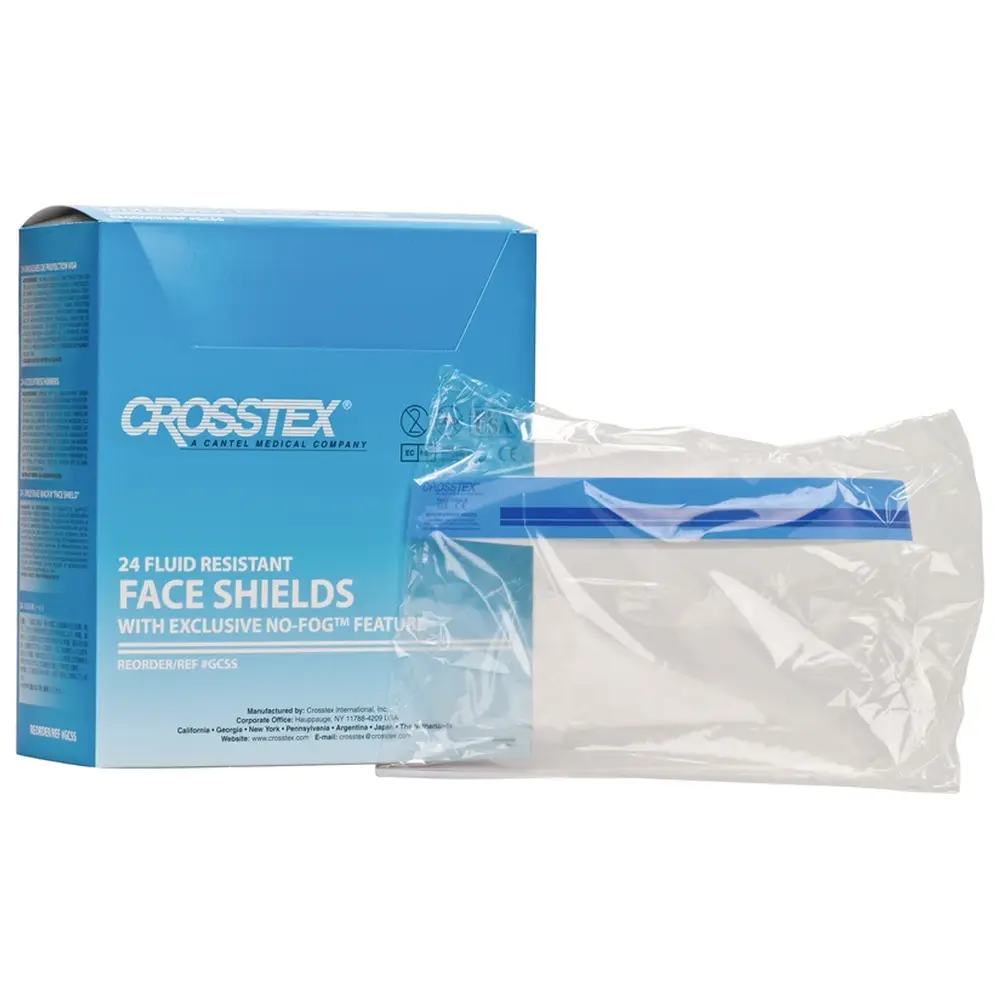 101126_FACE_SHIELDS__Packung_24_Schutzschilde Crosstex FACE SHIELDS - Packung 24 Schutzschilde