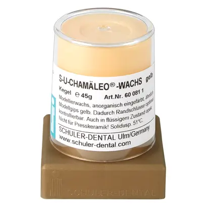 SCHULER-DENTAL S-U-Chamäleo®-Wachs - Kegel 45 g gelb