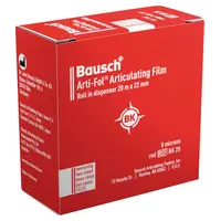 Dr. Jean Bausch GmbH & Co.KG Arti-Fol 8my 22mm rot doppelseitig BK25 Ro 20m