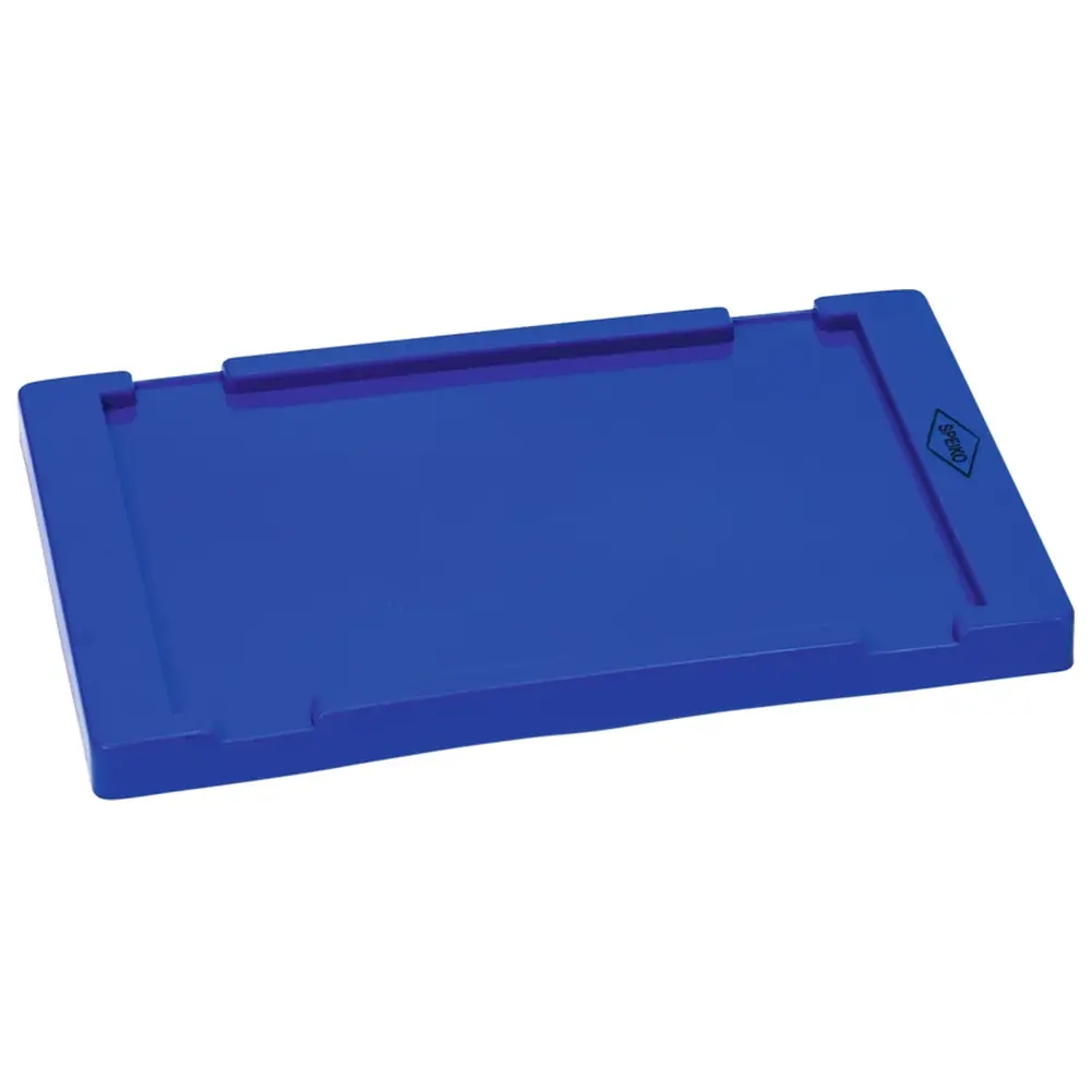 SPEIKO Labor-Container - Stück Deckel blau Größe 2