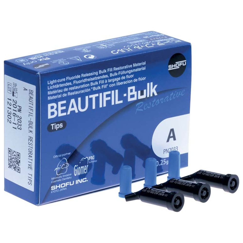 SHOFU BEAUTIFIL Bulk - Packung 20 x 0,25 g Tip Restorative A