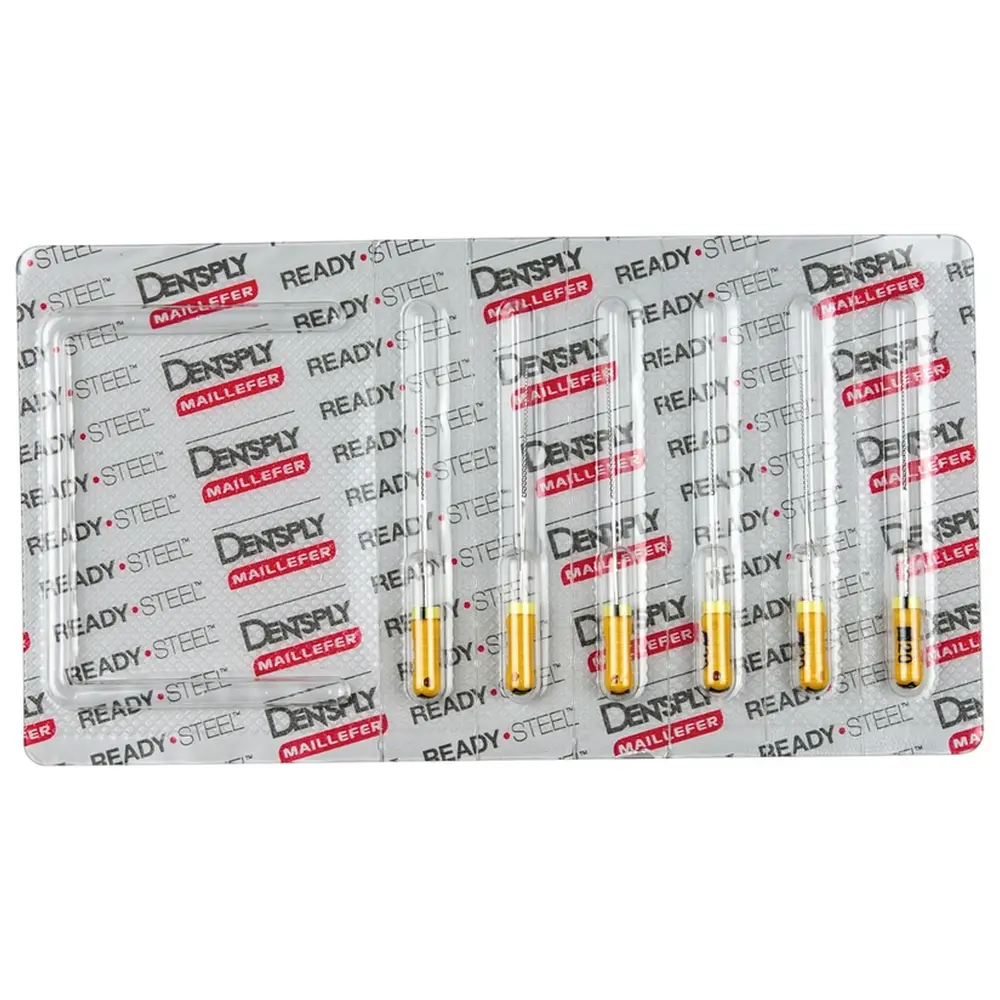 Dentsply Sirona READYSTEEL K-Flexofiles - Packung 6 Stück 31 mm ISO 020