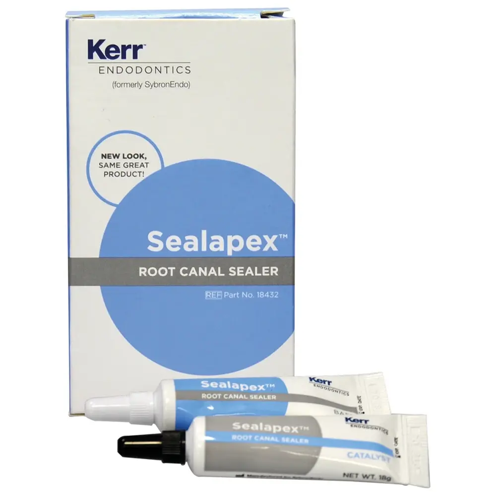 Kerr Sealapex - Packung 12 g Base, 12 g Katalysator Sealapex, 1 Mischblock